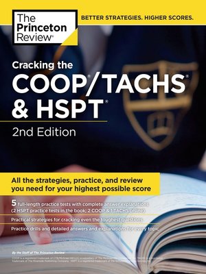cover image of Cracking the COOP/TACHS & HSPT